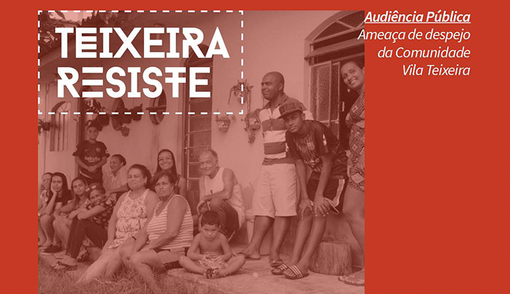 Leia mais sobre o artigo Audiência pública na ALMG irá discutir despejo da comunidade Vila Teixeira